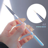 Iridescent Nail Art 02 Striper Brush