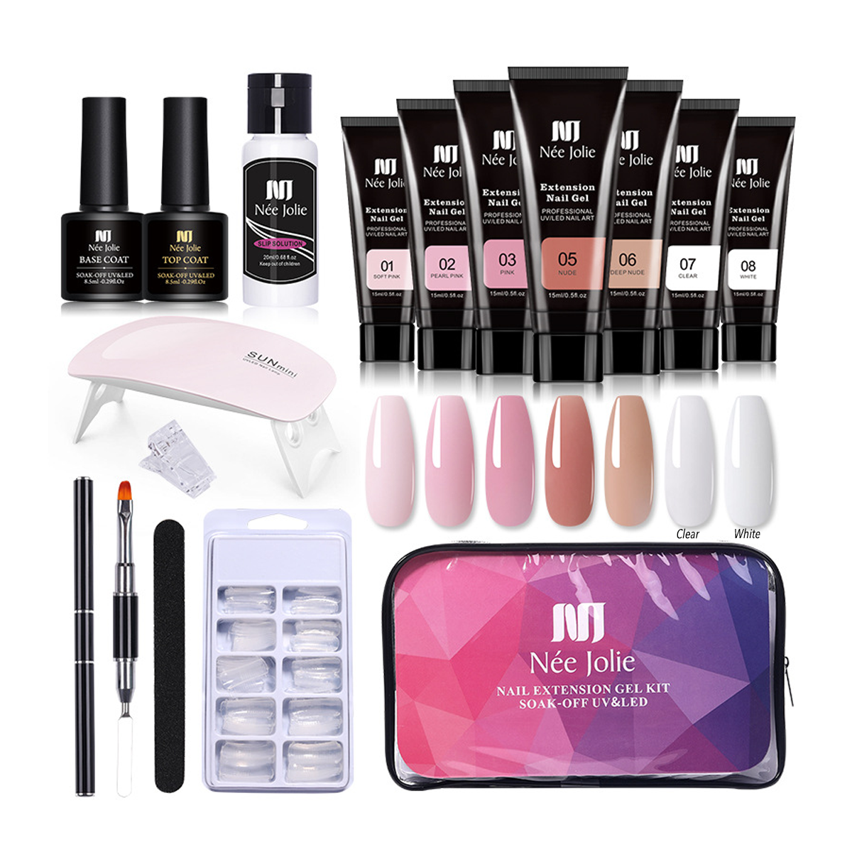 Nee Jolie Poly Gel Extension Kit 01
