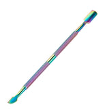 Stainless Steel Cuticle Pusher (S) Holographic