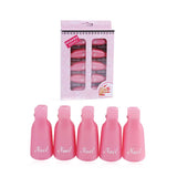 Pink Reusable Remover Soak Off Clips