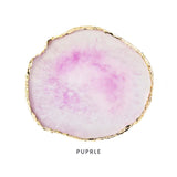 Purple Resin Agate Nail Art Mixing Palette