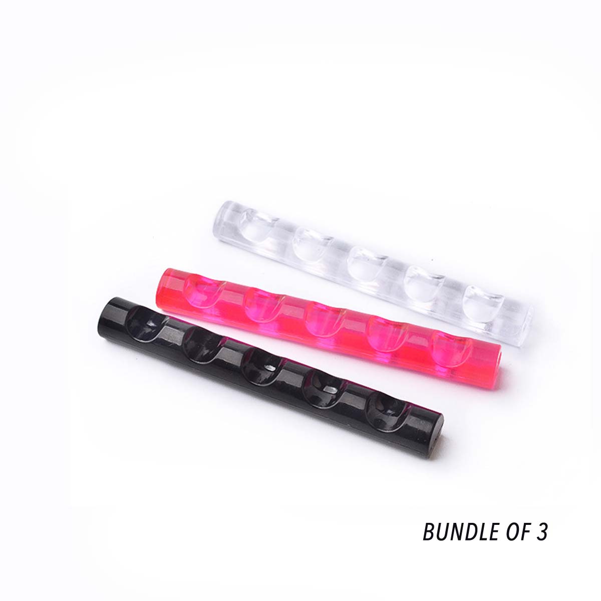 Acrylic 3 Set Nail Art Brush Holder