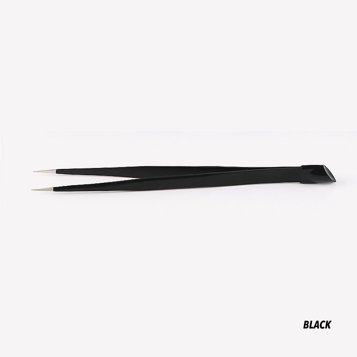 Black Dual End Nail Art Tweezers