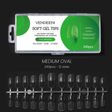 Medium Oval Soft Gel Tip Extension