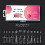 Medium Square Soft Gel Tip Extension