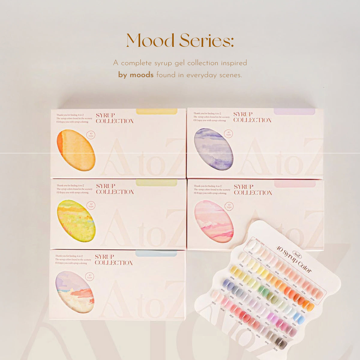 AtoZ 40 Syrup Colours Full Set