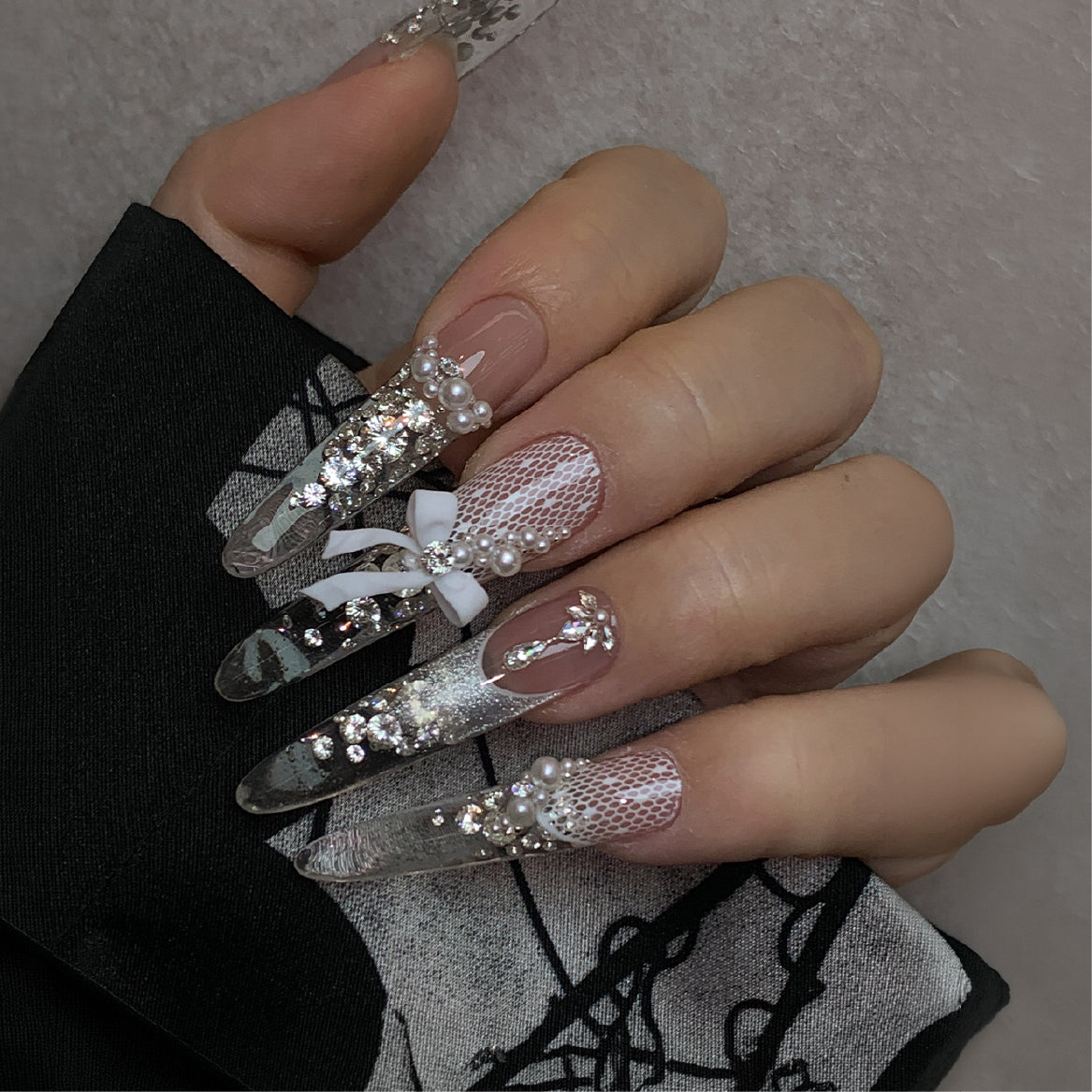 5A Zirconia Pointed Back Nail Rhinestones