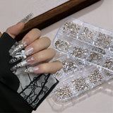 5A Zirconia Pointed Back Nail Rhinestones