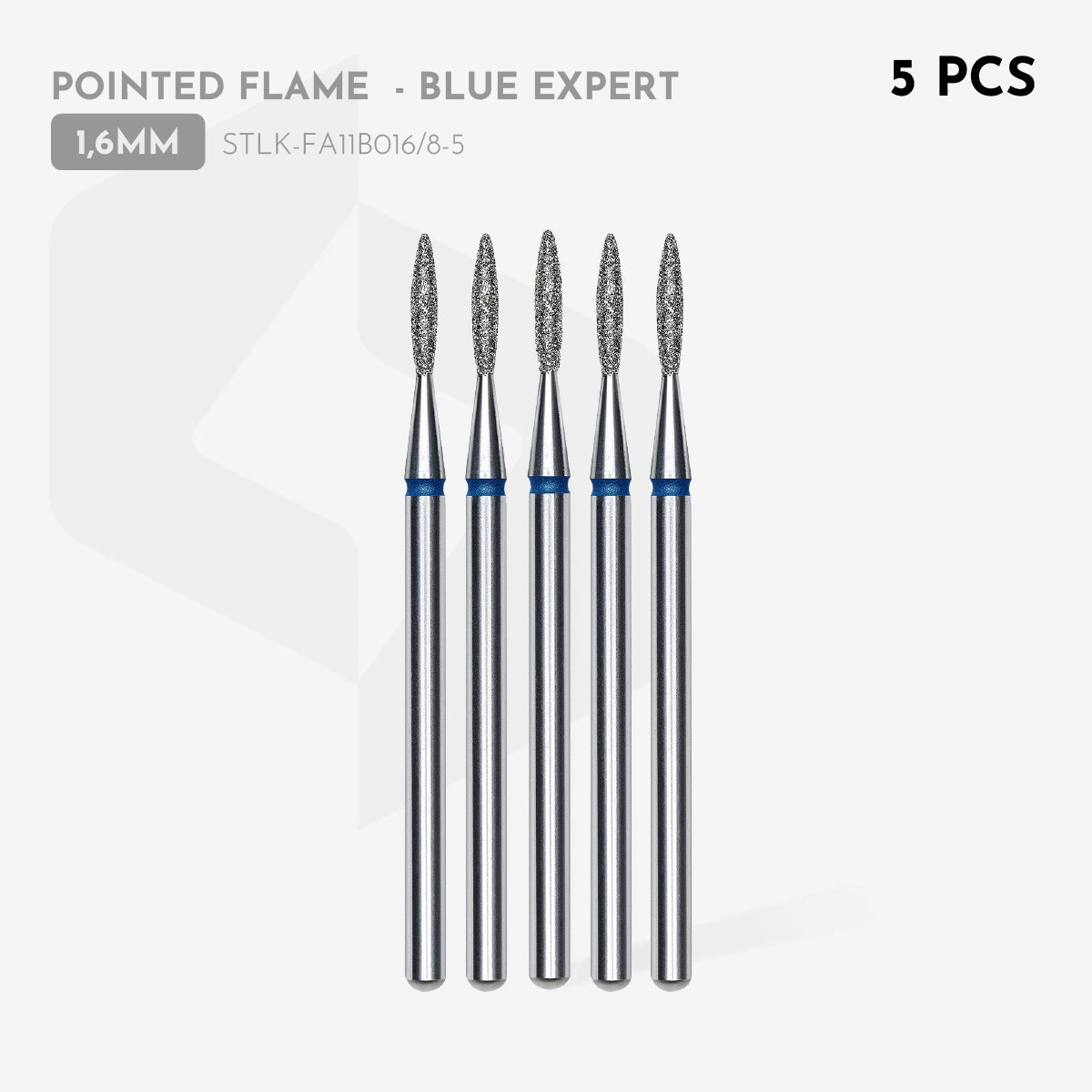 Diamond Nail Drill Bit Pointed Flame EXPERT