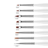 8pcs Nail Art Brush Set