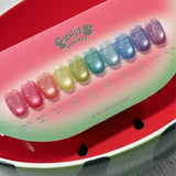 YOGURT NAIL Fruits Magnet Magnetic Glitter Gel Full Set / 10 Colours