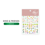 Critters Garden Nail Art Stickers