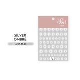 White Ombré  Nail Art Stickers
