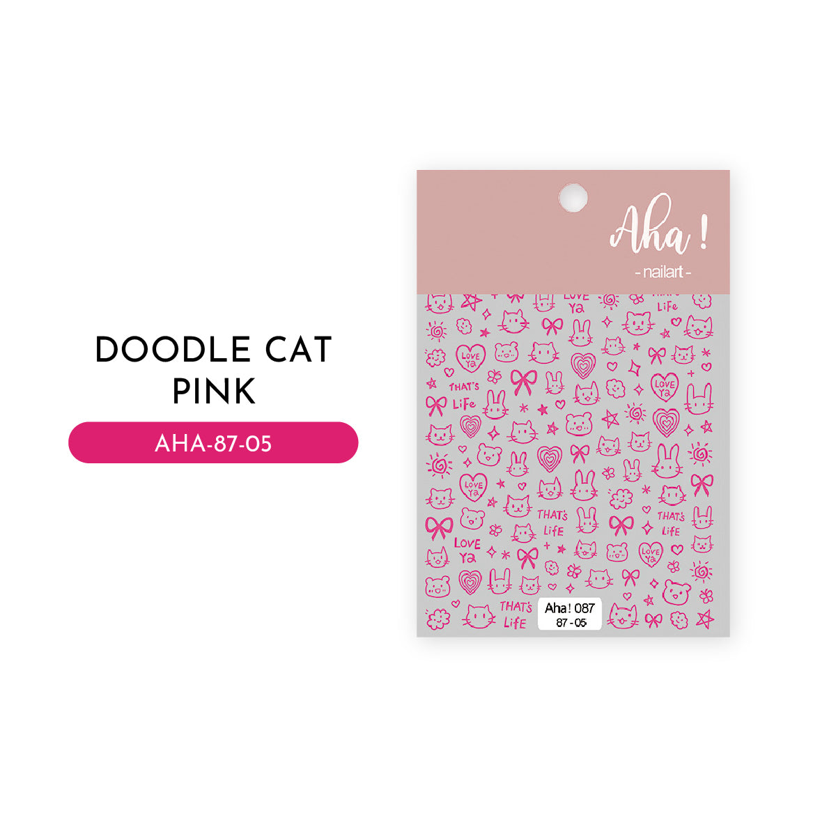 Furby Doodle Nail Art Stickers