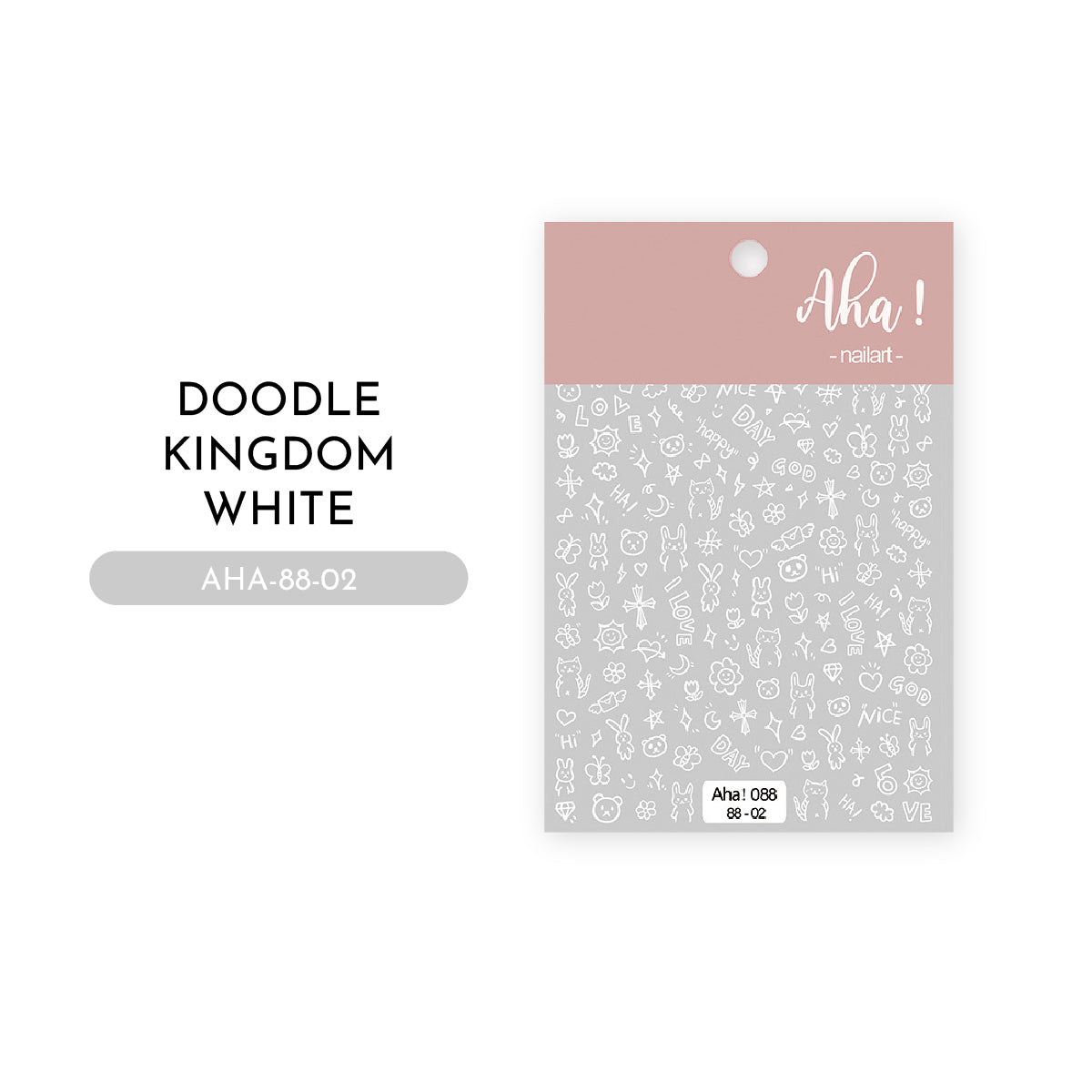 Furby Doodle Nail Art Stickers