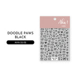 Furby Doodle Nail Art Stickers