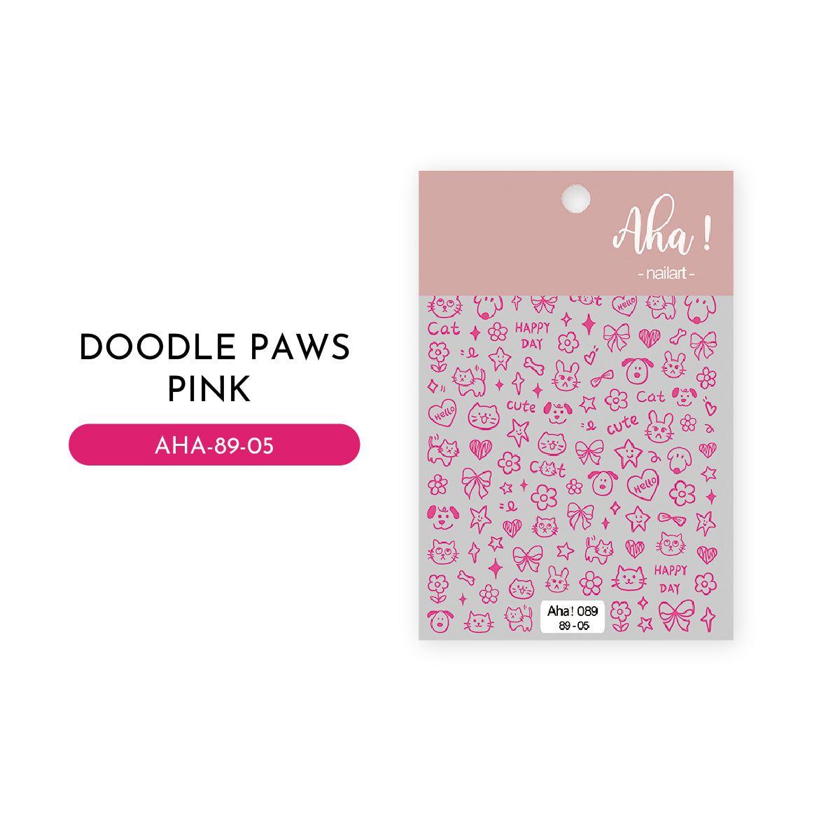Furby Doodle Nail Art Stickers