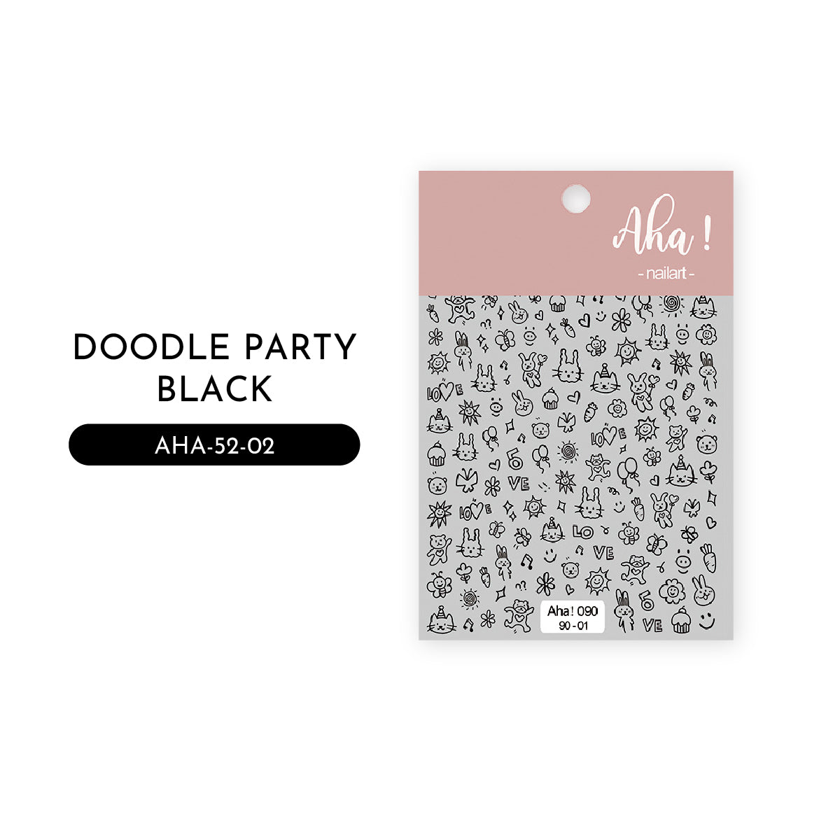 Furby Doodle Nail Art Stickers
