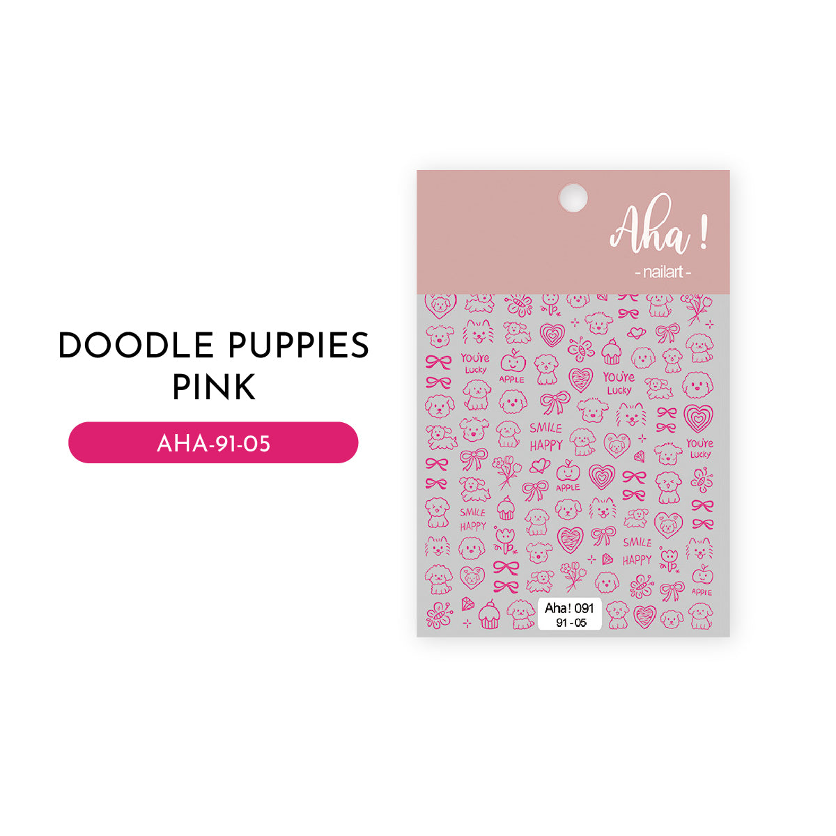 Furby Doodle Nail Art Stickers