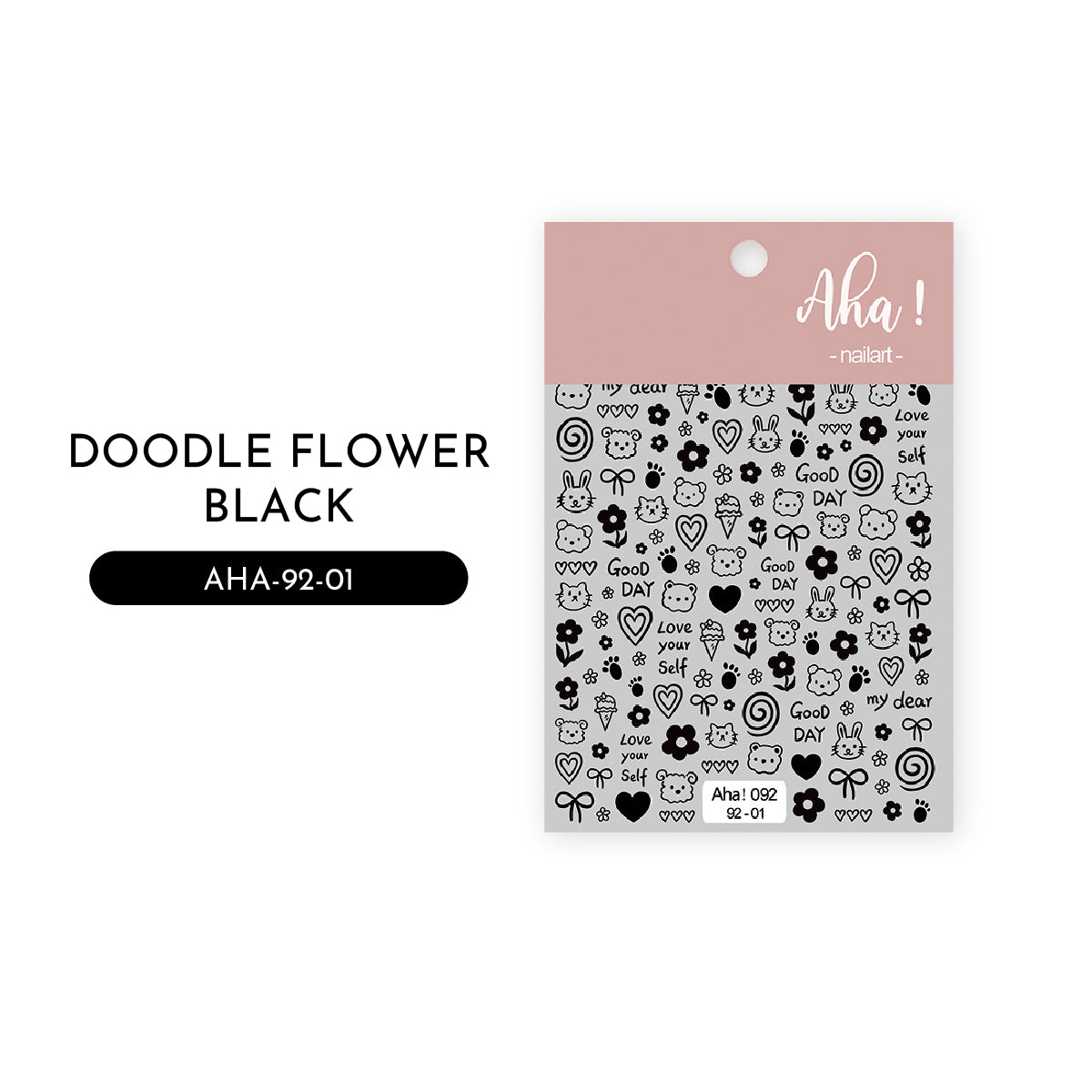 Furby Doodle Nail Art Stickers