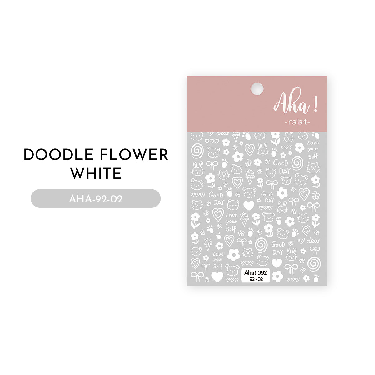 Furby Doodle Nail Art Stickers