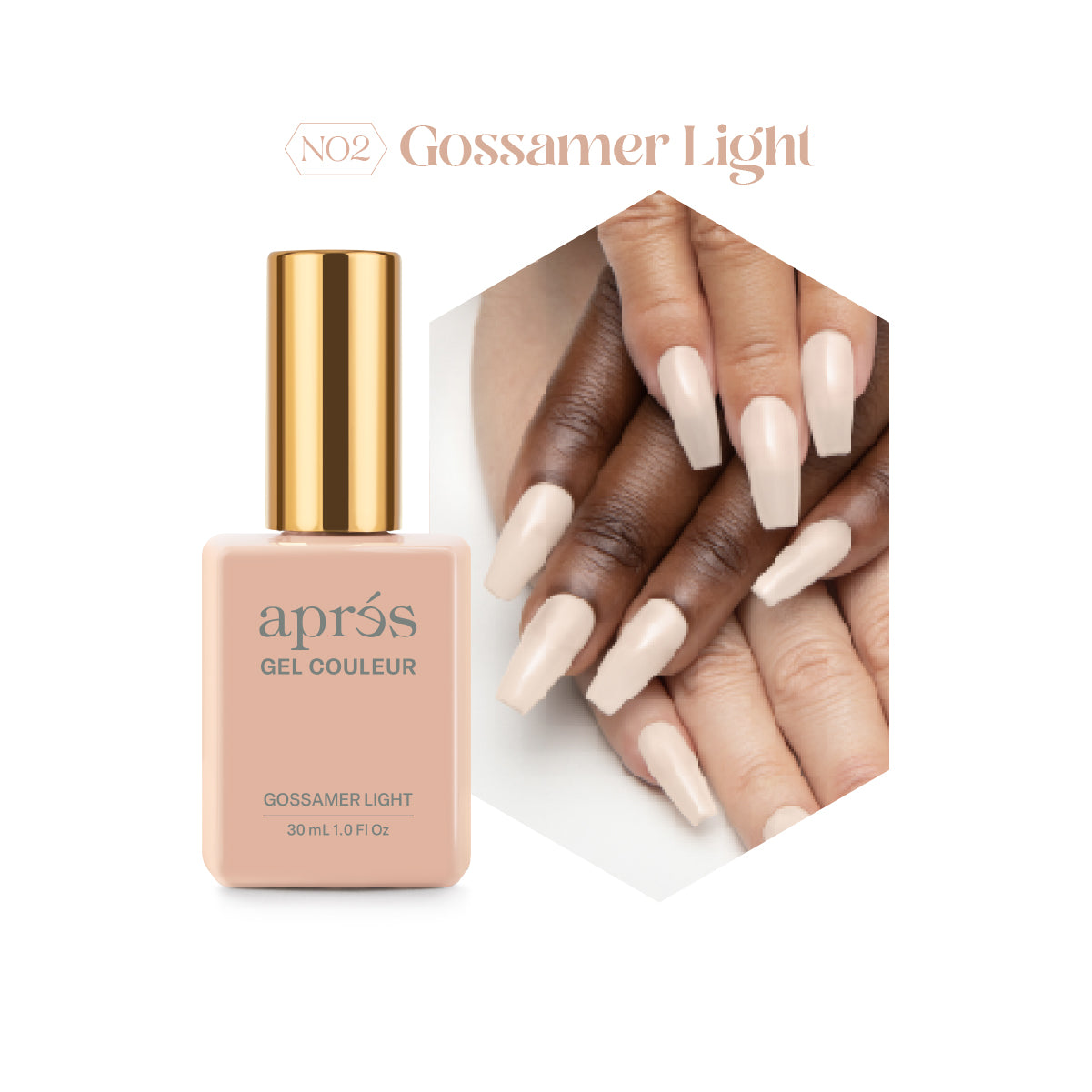 Aprés Gel Couleur Nude Sheer Collection 15ml/30ml