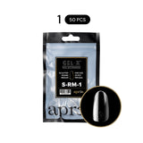 APRÉS NAIL Sculpted Round Gel-X® Nail Tips Refill Bag / 50pcs