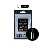 APRÉS NAIL Sculpted Stiletto Gel-X® Nail Tips Refill Bag / 50pcs