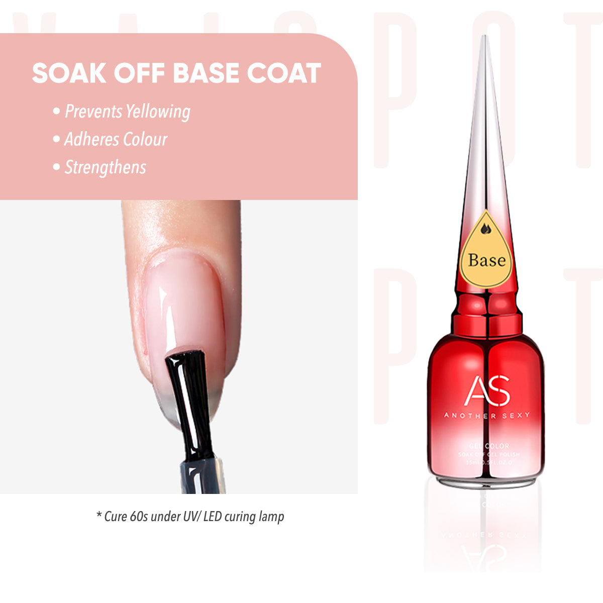 Soak Off Base Gel  / 15ml