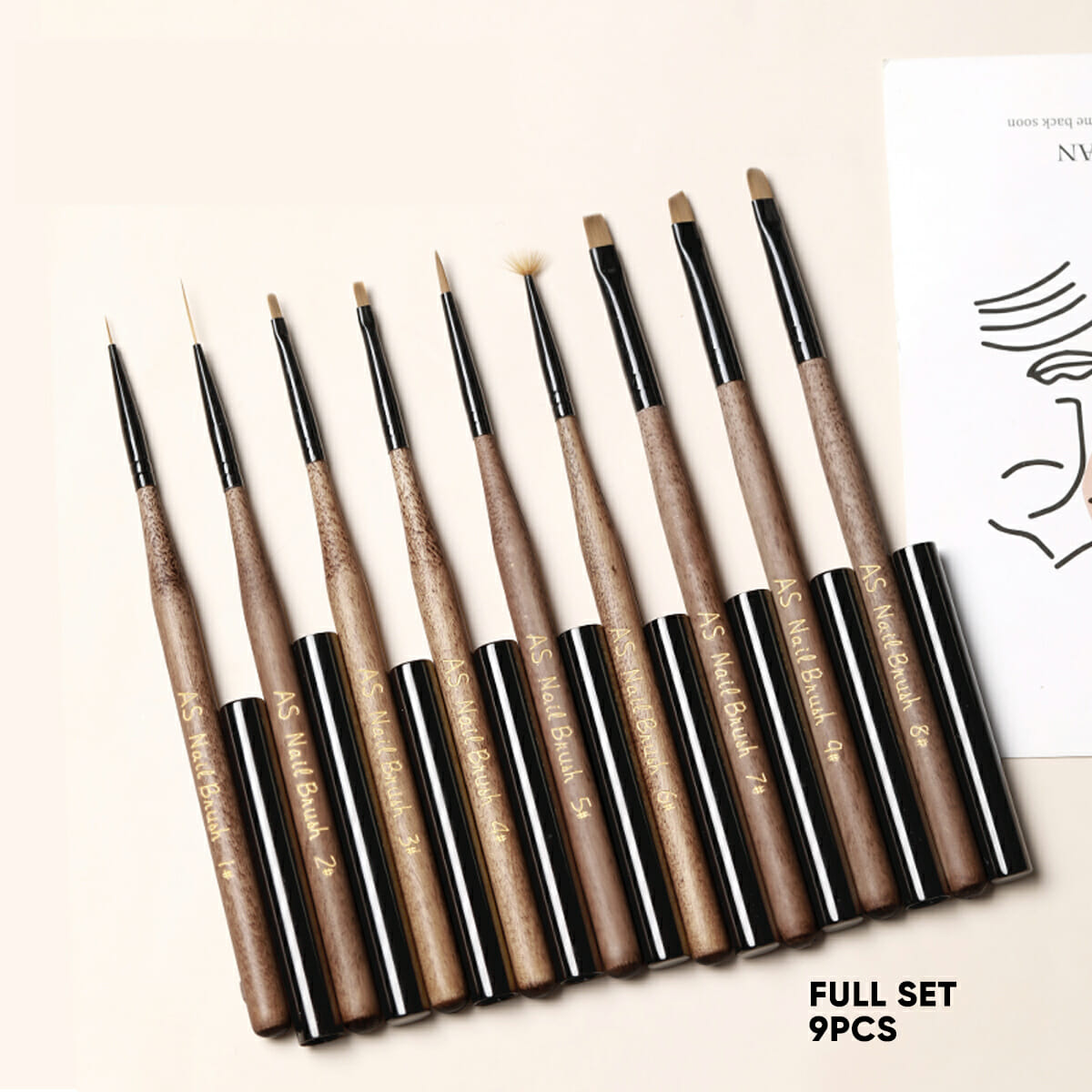 Anothersexy Nail Art Premium Brushes in Full Set