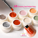 Anothersexy 68 Colours Cream Gel Polish Pots Cover