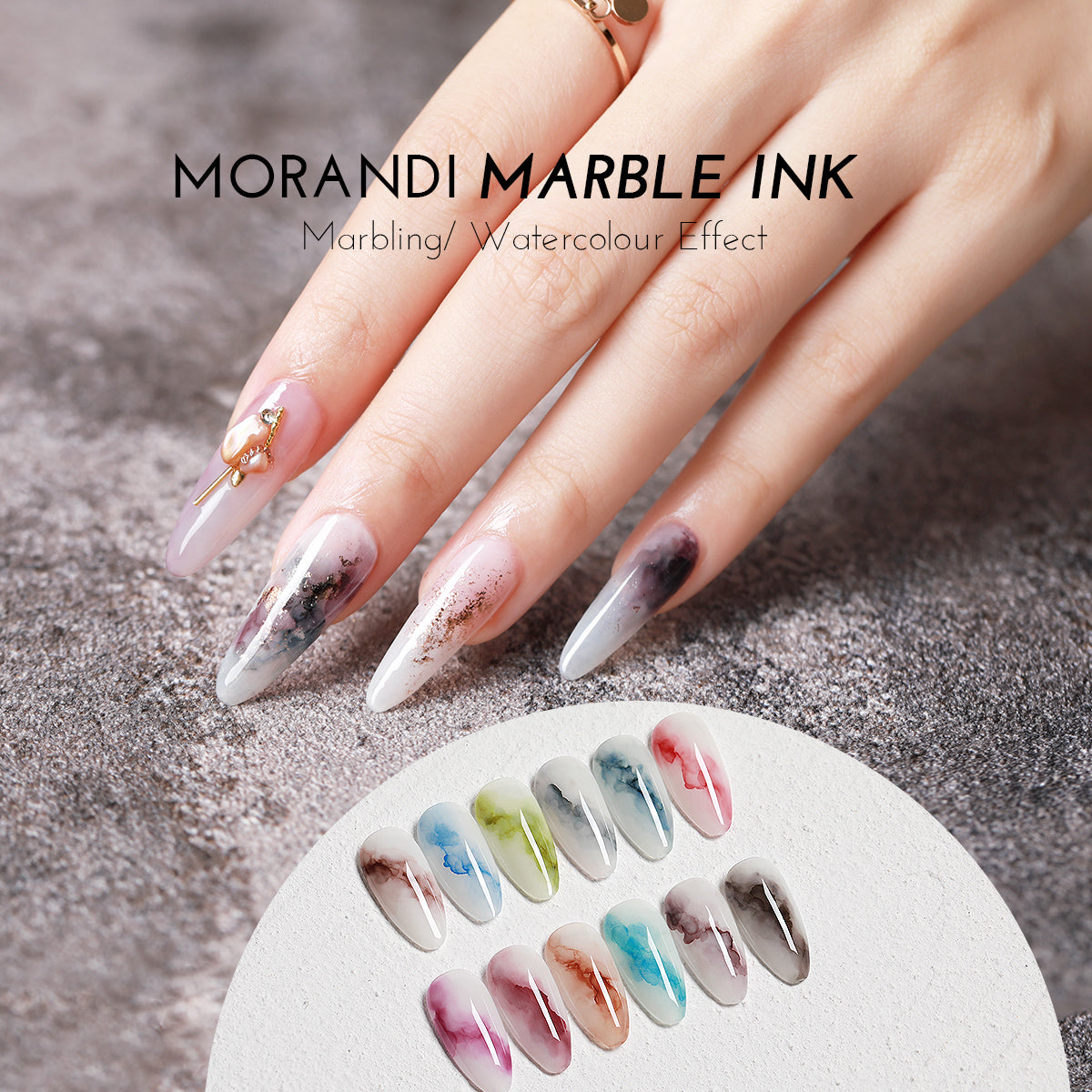 AS Morandi Marble Ink Cover