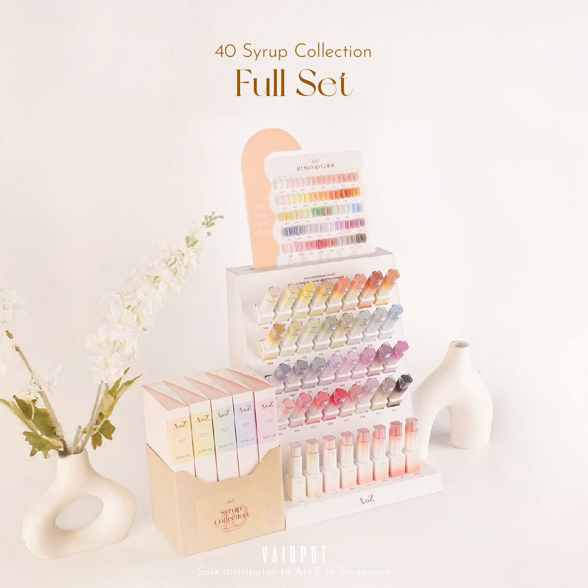 AtoZ 40 Syrup Colours Full Set