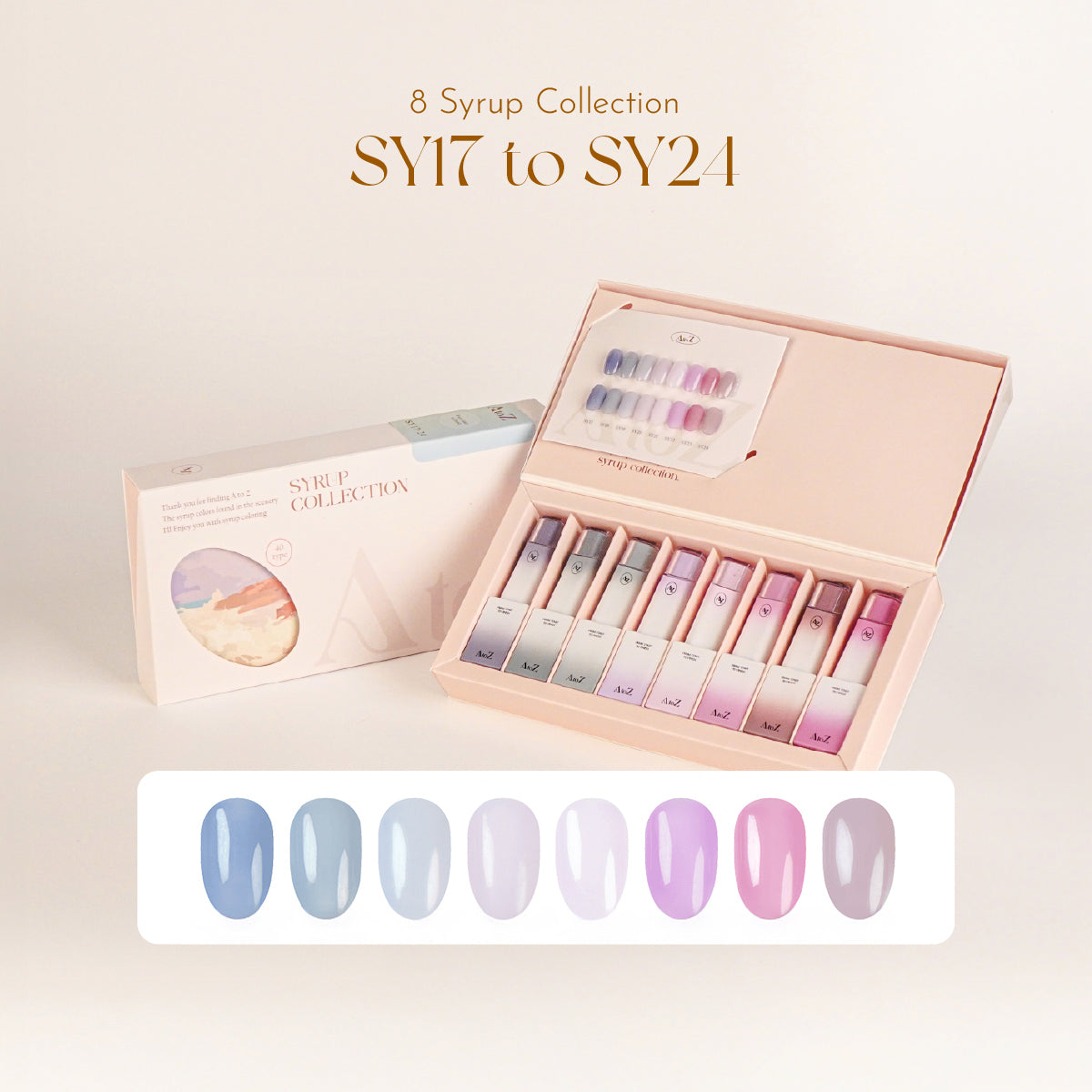 AtoZ 40 Syrup Colours Full Set