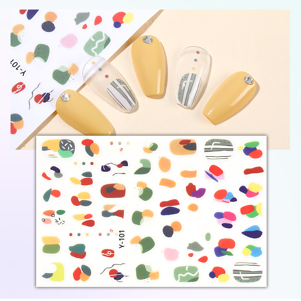 Abstract Nail Decals Bundle 