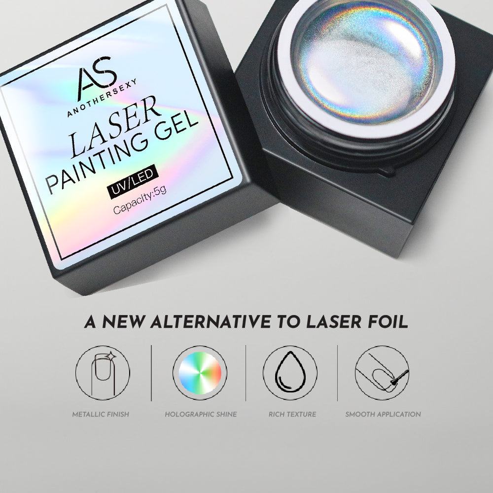 Anothersexy Holographic Laser Chrome Painting/ Liner Gel Polish Pot - 5g