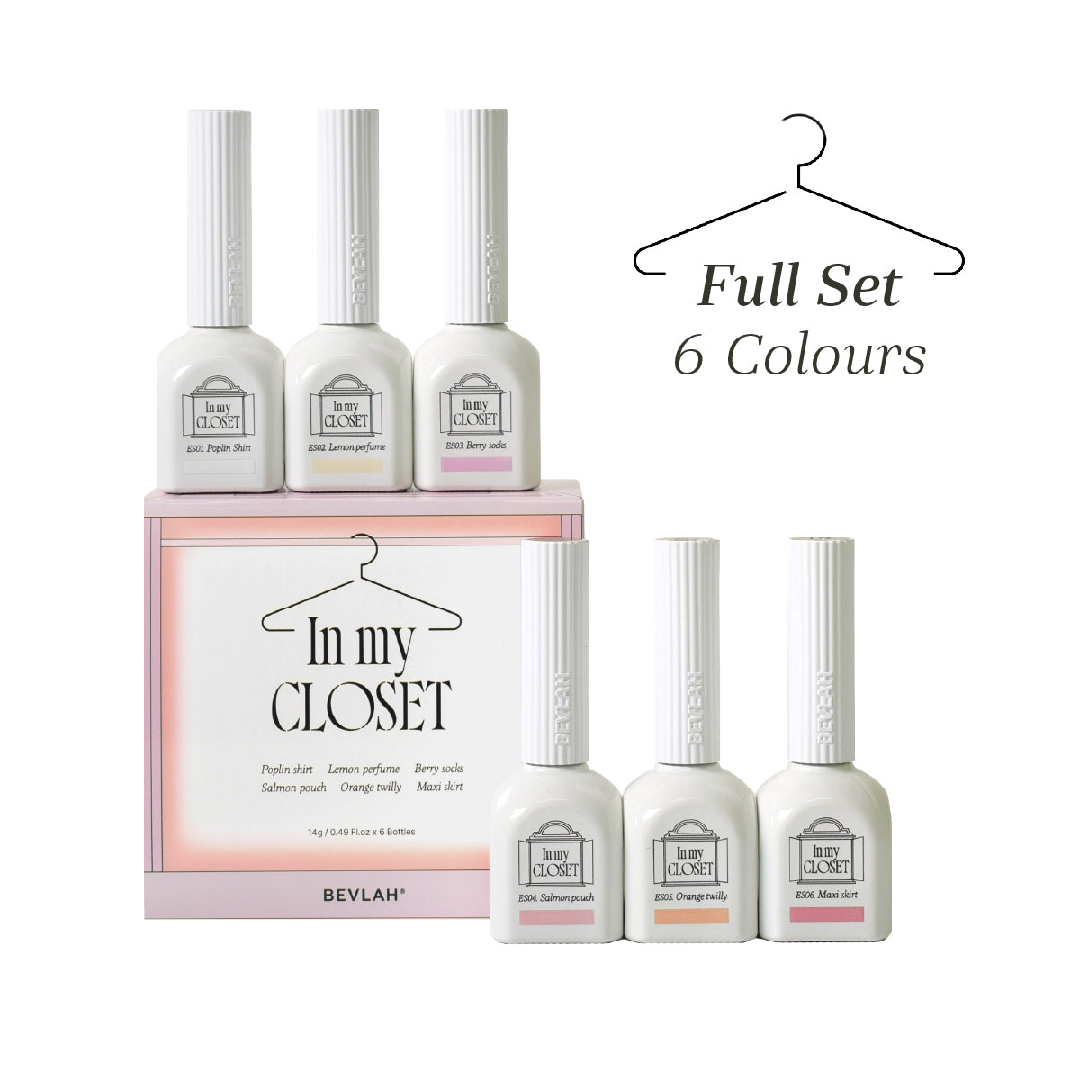 BEVLAH  In My Closet Sheer Builder Gel Collection