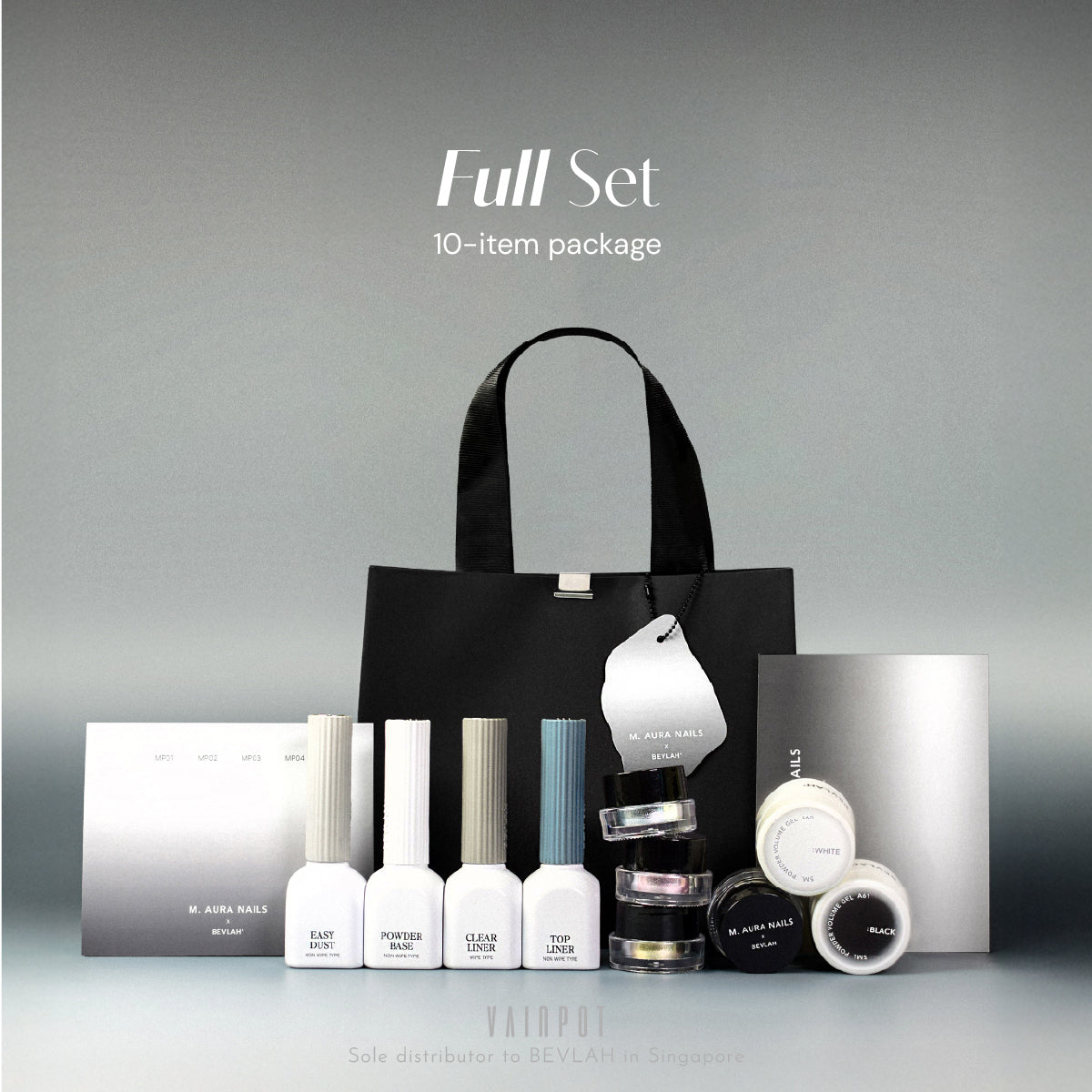 Bevlah × M.AURA Signature Chrome Nail Art Kit