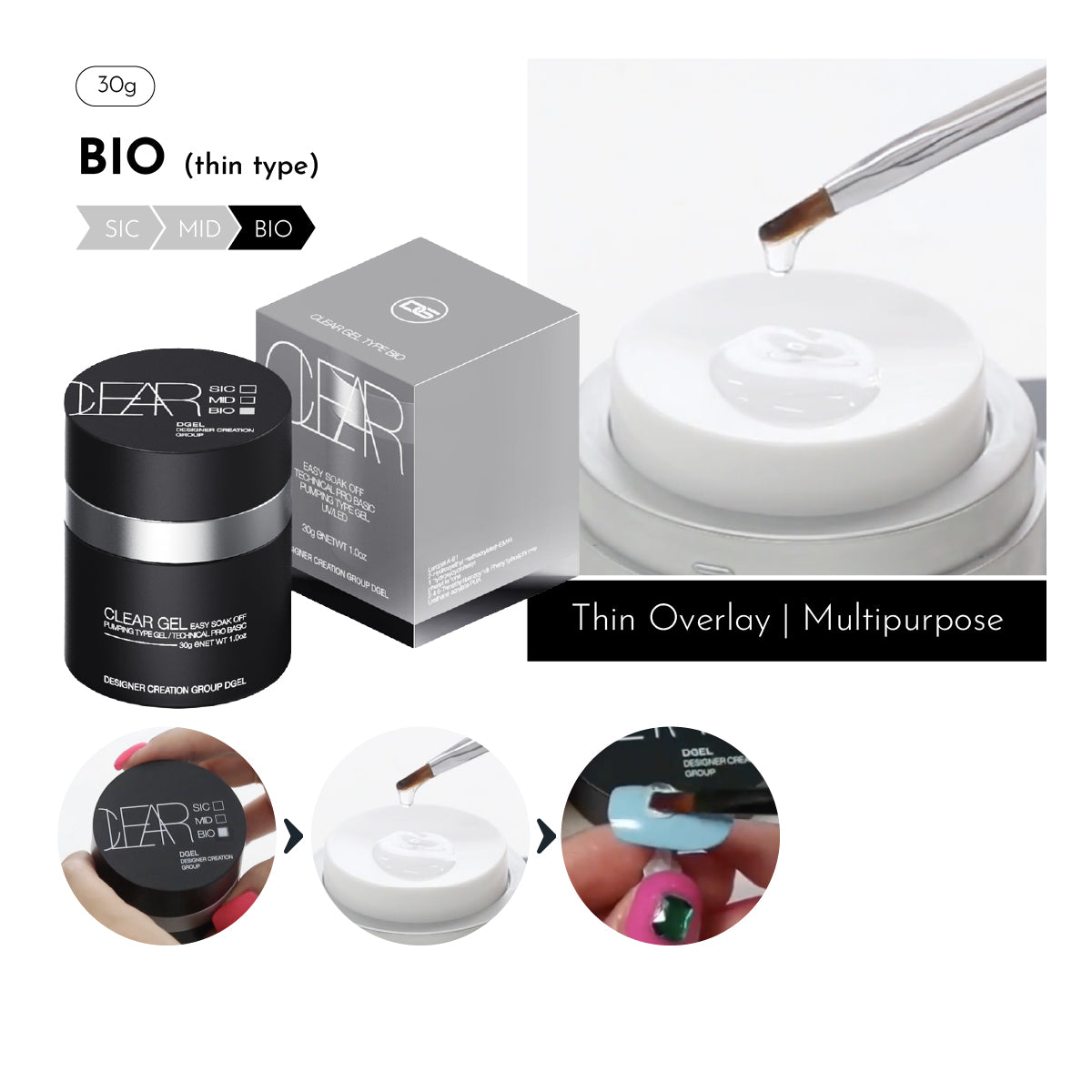 DGEL Pumping Clear Gel - BIO (Thin)