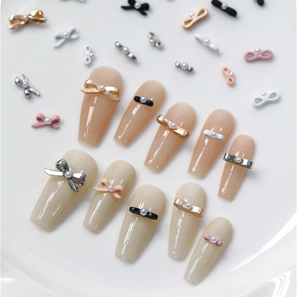 Ballet Bow Tie Charms / Pack of 5