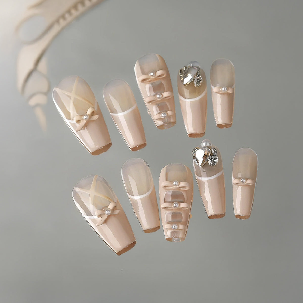 Ballet Bow Tie Charms / Pack of 5