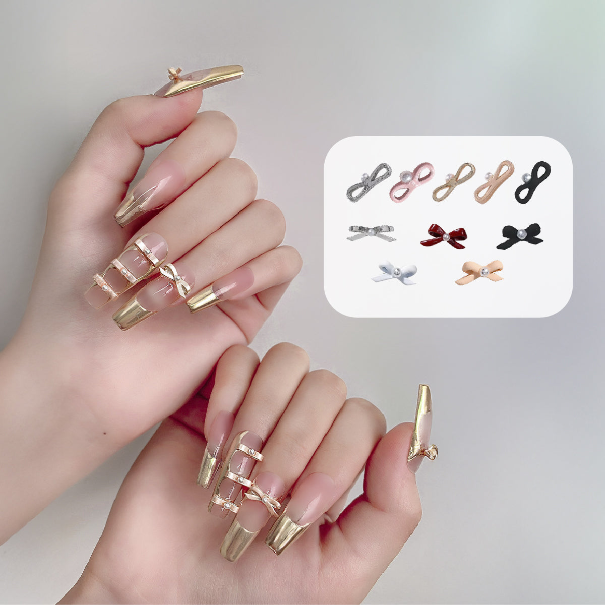 Ballet Bow Tie Charms / Pack of 5