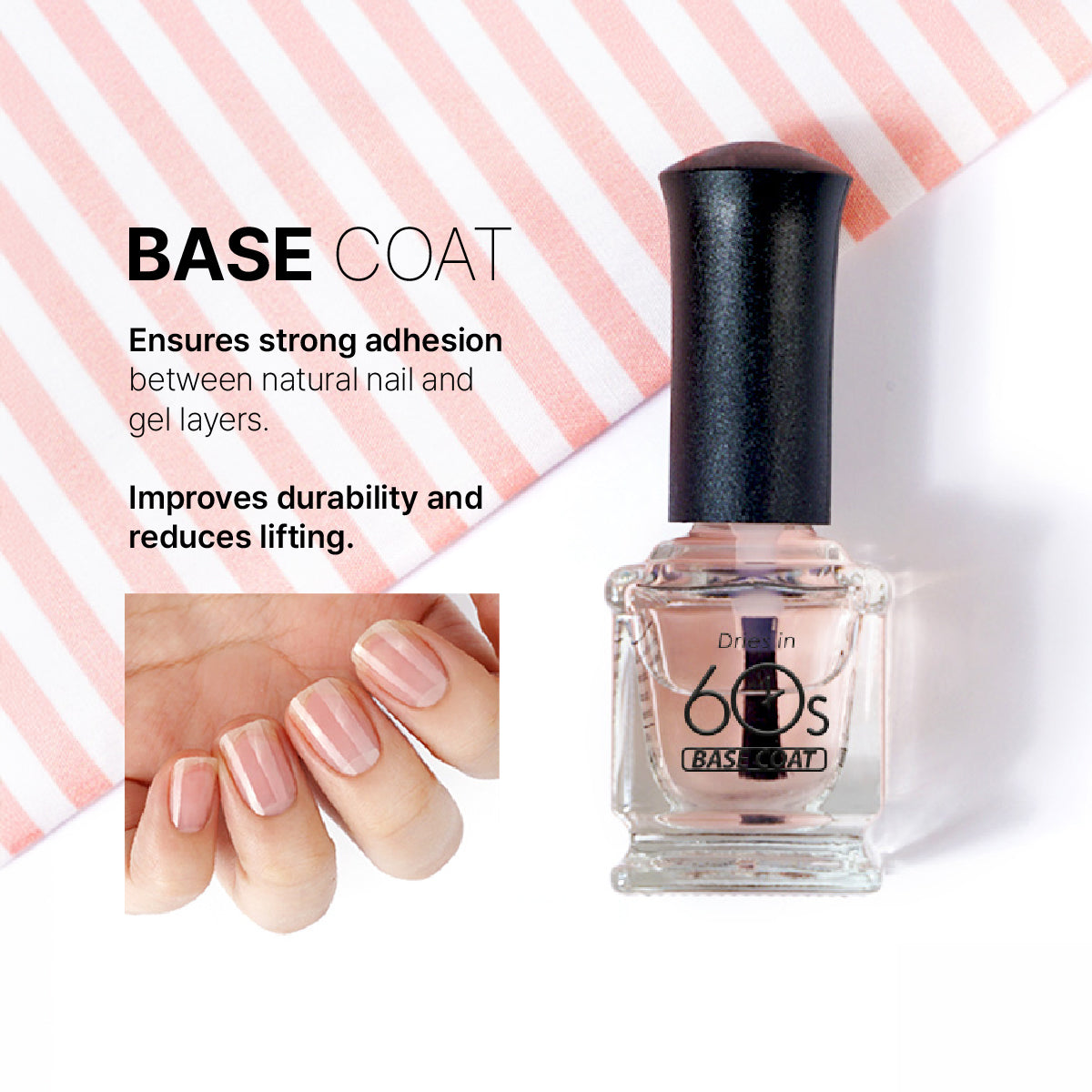 Dries in 60s Base Coat