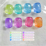 YOGURT NAIL Bbogle Bbogle Glitter Gel Collection Full Set / 8 Colours