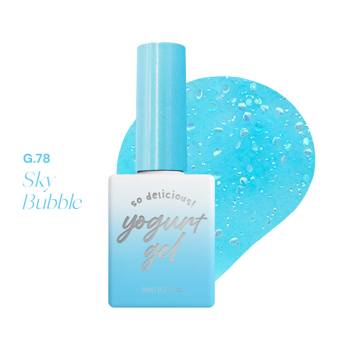 YOGURT NAIL Bbogle Bbogle Glitter Gel Collection Full Set / 8 Colours