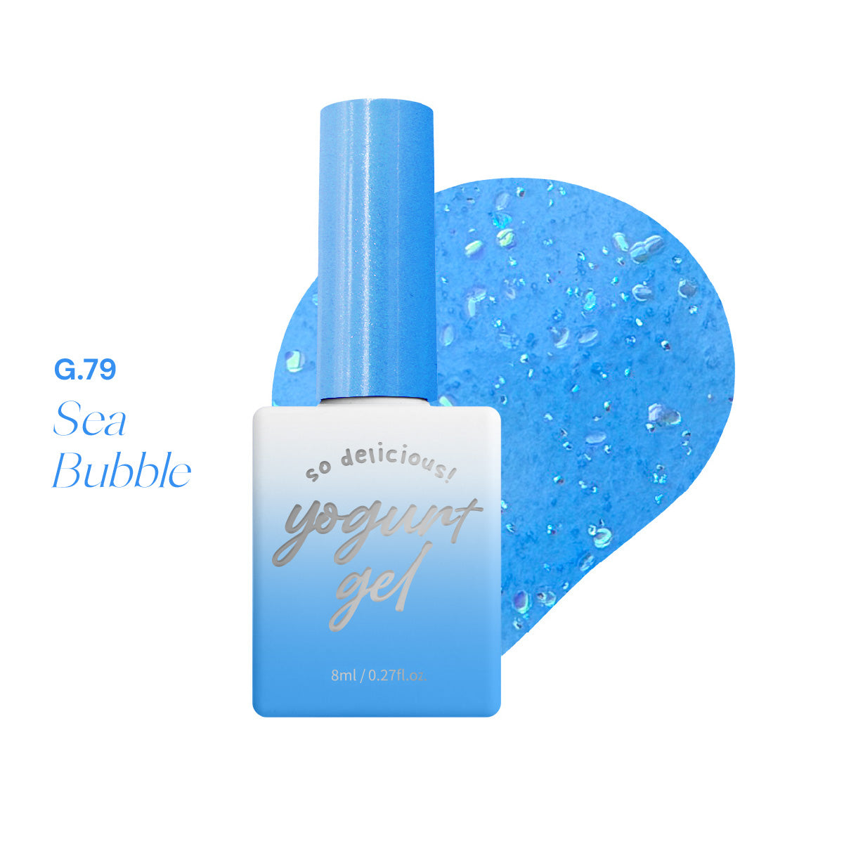 YOGURT NAIL Bbogle Bbogle Glitter Gel Collection Full Set / 8 Colours
