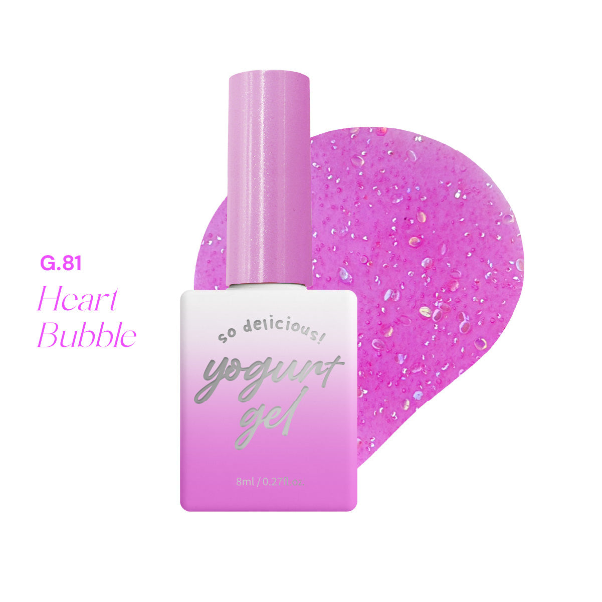 YOGURT NAIL Bbogle Bbogle Glitter Gel Collection Full Set / 8 Colours
