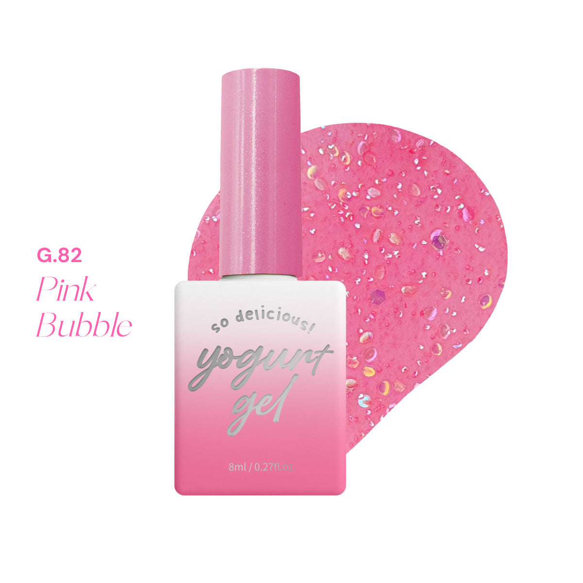YOGURT NAIL Bbogle Bbogle Glitter Gel Collection Full Set / 8 Colours