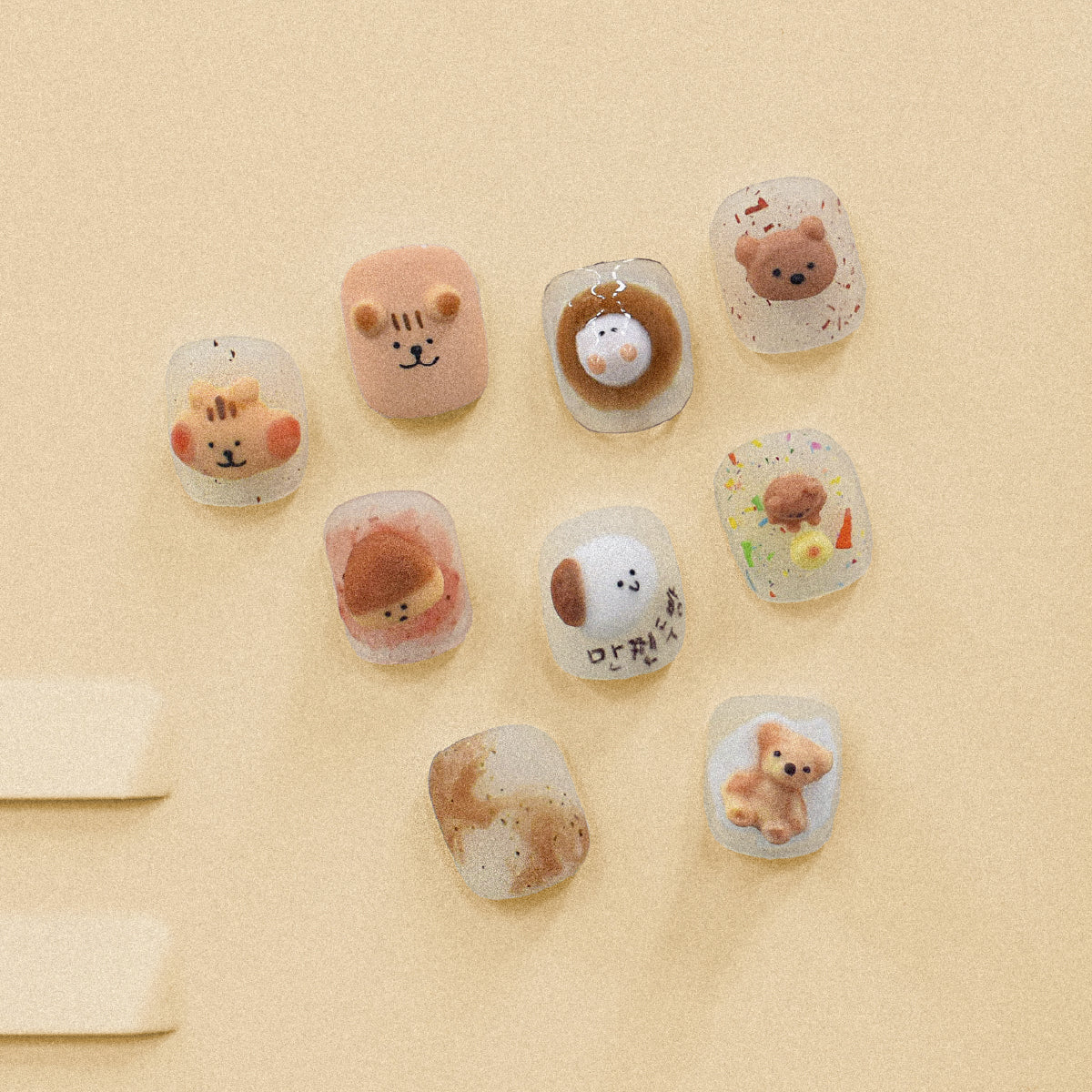 BEVLAH Bakery Aube Emboss Gel Collection / 6 Colours