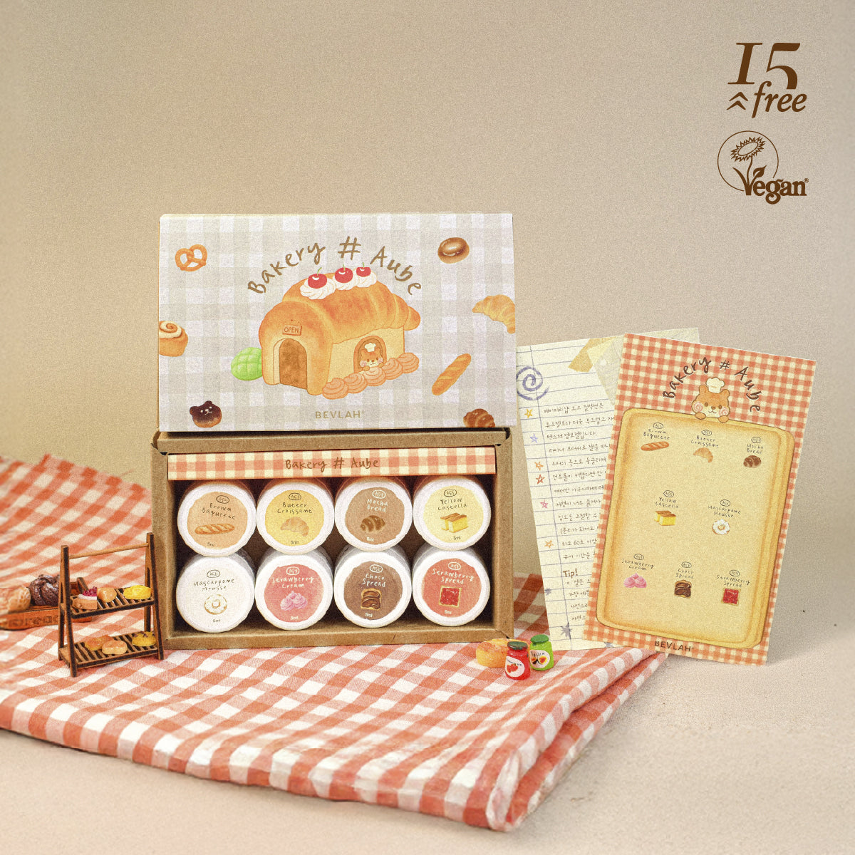 BEVLAH Bakery Aube Emboss Gel Collection / 6 Colours